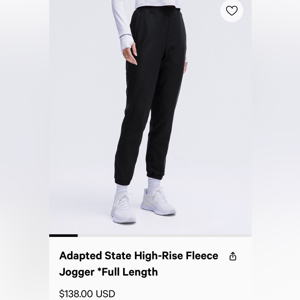 Lululemon adapted state high rise jogger
